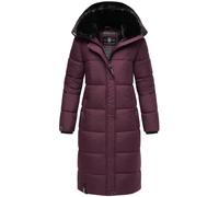 MARIKOO Damen Winter Steppjacke Lang B936 [B936-Relizi-Dusty-Plum-Gr.3XL]