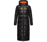 Steppmantel NAVAHOO "Schmuseengel" Gr. M (38), schwarz Damen Mäntel Lange warm gefütterte Winter Steppjacke mit Kontrastdetails (79151651-M)