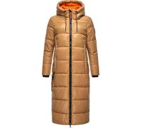 Steppmantel NAVAHOO "Schmuseengel", Damen, Gr. XXL (44), braun (camelfarben), Obermaterial: 100% Nylon; Futter: 100% Polyester; Wattierung: 100% Polyester; Ärmelfutter: 100% Polyester, gerade wadenlan