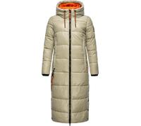 Langer Winter Steppmantel "Schmuseengel" Pebble Grey XXL