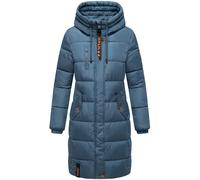 Langer Winter Steppmantel "Yuikoo" Dusty Blue XL