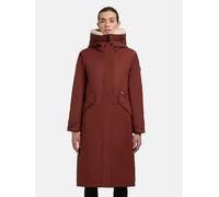 Langer Wintermantel mir Kapuze "Agneta-YM" Coconut Brown XL