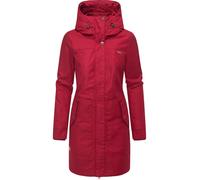 Langer Winterparka mit Kapuze "Jannisa" Dark Red25 XXL