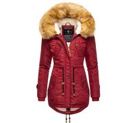 Langer Winterparka mit Kapuze "La Viva" Blood Red XXL