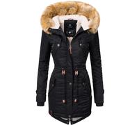 Navahoo Wintermantel Damen schwarz, L