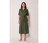 Langes Hemdblusenkleid Grun M/L