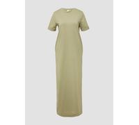 Langes Jerseykleid aus Baumwolle XS grün 2166923.7297.XS