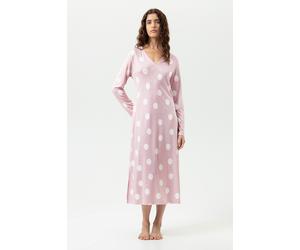 Langes Nachthemd Serie Pretty Dots Pink Parfait pink 44