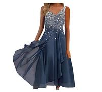 Langes Strandkleid Cocktailkleid Blau Brautkleid Lange äRmel Schlicht Schwarzes Partykleid Langarm Chiffon Kleid Lang Midi Kleider Festlich Mit äRmel Kleider Aus Leinen Abendgarderobe Damen