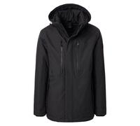 Langjacke CASAMODA "CASAMODA Jacke uni", Herren, Gr. 3XL, grauschwarz, 100% Polyester, Jacken Langjacke (34054631-XXXL) grauschwarz