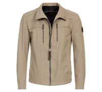 Langjacke CASAMODA "CASAMODA Jacke uni", Herren, Gr. XXL, beige, 67% Baumwolle, 33% Polyamid, Jacken Langjacke (87687116-XXL) beige