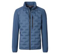 Langjacke CASAMODA "CASAMODA Materialmixjacke uni", Herren, Gr. M, blau, 100% Polyester, Jacken Langjacke (83729832-M) blau