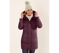 Langjacke CLASSIC BASICS, Damen, Gr. 42, rot (bordeaux), 100% Polyester, Futter und Wattierung:100% Polyester, unifarben, Jacken Langjacke (59182760-42) bordeaux