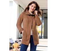 Langjacke CLASSIC BASICS, Damen, Gr. 44, braun, 100% Polyester, Einsatz:100% Polyester, Wattierung:100% Polyester, Jacken Langjacke (53504838-44) braun