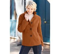 Langjacke CLASSIC BASICS, Damen, Gr. 44, braun (cognac), 100% Polyester, unifarben, Jacken Langjacke (14674359-44) cognac