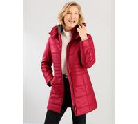 Langjacke CLASSIC BASICS, Damen, Gr. 46, rot (kirsche), 100% Polyester, unifarben, Jacken Langjacke (39322306-46) kirsche