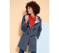 Langjacke CLASSIC BASICS, Damen, Gr. 54, blau (taubenblau), 100% Polyester, unifarben, Jacken Langjacke (93283636-54) taubenblau