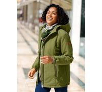 Langjacke CLASSIC BASICS, Damen, Gr. 54, grün (oliv), 100% Polyester, Wattierung:100% Polyester, unifarben, Jacken Langjacke (98801655-54) oliv