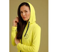 Langjacke CREATION L PREMIUM, Damen, Gr. 40/42, limone, schwarz, 60% Modal, 34% Viskose, 6% Elasthan, unifarben, Jacken Langjacke (58381247-40) limone, schwarz