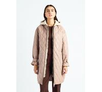 Langjacke MAZE "42021213", Damen, Gr. M, lila (dusty mauve), Obermaterial: 100% Lammleder; Futter: 100% Baumwolle; Ärmelfutter: 100% Polyester; Kapuze: 80% Baumwolle, 20% Polyester, ohne Bündchen, Jac