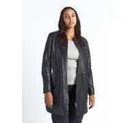 Langjacke MAZE "42023104", Damen, Gr. 48, schwarz, Obermaterial: 100% Lammleder; Innenfutter: 100% Polyester; Ärmelfutter: 100% Polyester, Jacken Langjacke (75429106-48) schwarz