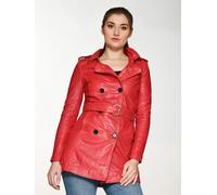 Langjacke MAZE "Culima", Damen, Gr. XL, rot, Obermaterial: 100% Lammleder; Futter: 100% Polyester, Jacken Langjacke (65696107-XL) rot