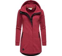 Langjacke RAGWEAR "Letty Intl.", Damen, Gr. S (36), pink (hellpink), Sweatware, Obermaterial: 54% Polyester, 41% Baumwolle, 5% Viskose. Futter: 54% Polyester, 41% Baumwolle, 5% Viskose, tailliert ca.