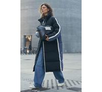 Langjacke SENSES.THE LABEL, Damen, Gr. M, schwarz, Material: 100% Polyester, Futter: 100% Polyester, Füllung: 100% Polyester, unifarben, regular fit lang, eingesetzt Windstopperbündchen, Jacken Langja