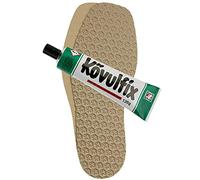 Langlauf Schuhbedarf Schuhreparatur Schuhsohle Star + Kövulfix 120g Schuhkleber - Sneaker Reparaturset mit wasserfestem Kraftkleber - Schuhsohlen Reparatur Set made in Germany (Beige 4mm)