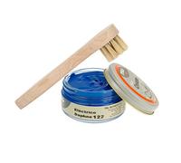 Langlauf Schuhbedarf TRG Schuhcreme mit Auftragsbürste I Lederschuh Pflege Set I Schuhputzsets Leder, Schuhbürstenset, Schuh Reinigung Set, Lederpflege Set (daphne 122)