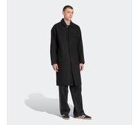 Langmantel ADIDAS ORIGINALS "P ESS OVERCOAT", Herren, Gr. M, schwarz, Obermaterial: 55% Polyester, 40% Polyacryl, 5% Wolle, Mäntel (11202518-M) schwarz