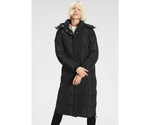 Langmantel ALPENBLITZ "Sapporo", Damen, Gr. 42, schwarz, Web, Obermaterial: 100% Polyester. Futter: 100% Polyester. Wattierung: 100% Polyester, kontrastfarbene Details, unifarben, lässig geschnitten k