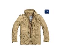 Langmantel BRANDIT "Brandit Herren M-65 Field Jacket", Herren, Gr. S, beige (camel), 80% Polyester, 20% Baumwolle, Mäntel (46273962-S) camel