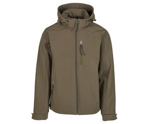 Langmantel BRANDIT "Brandit Softshelljacket Hurricane", Herren, Gr. 3XL, braun (olive), 96% Polyester, 4% Elasthan, Mäntel (26067557-XXXL) olive