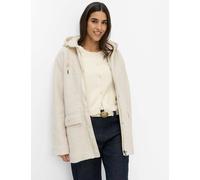Langmantel BRAX "Style HAILEY", Damen, Gr. 40, hellbeige, 60% Polyester, 40% Wolle, Mäntel (76201262-40) hellbeige