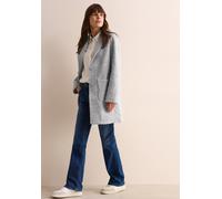 Langmantel CECIL, Damen, Gr. XXL (46), grau, Obermaterial: 100% Polyester, meliert, normal lang, abgesteppt, Mäntel Langmantel, in Wolloptik (41366939-XXL)