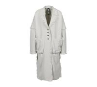 Langmantel FREAKY NATION "BohoLike-FN", Damen, Gr. M (38), grau, Oberstoff: 100% Baumwolle, Mäntel (58850206-M) grau