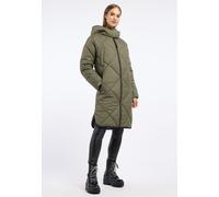 Langmantel FRIEDA & FREDDIES "Padded Coat / Richelle", Damen, Gr. 40, schwarzolivecreamfur, 100% Polyester, unifarben, regular fit, ohne Ausschnitt, Mäntel (64461948-40) schwarzolivecreamfur