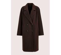 Langmantel MADELEINE "Doubleface-Mantel Eleganter Mantel in Trendfarbe", Damen, Gr. 38, braun, Obermaterial: 72% Wolle mw. 15% Polyester PES. 10% Kaschmir WS. 3% sonstige Fasern AF., Modern, Mäntel, D