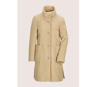 Langmantel MADELEINE "Mantel Leicht gefütterter Einreiher mit Vintage-Note", Damen, Gr. 44, beige, Obermaterial: 75% Polyester PES. 25% Wolle mw., Mäntel (59671411-44) beige
