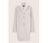 Langmantel MADELEINE "Webpelzmantel Kunstpelzmantel mit Reverskragen", Damen, Gr. 40, beige, Obermaterial: 100% Polyester PES., Modern, normal, Mäntel, Softer Webpelzmantel (75923004-40) beige