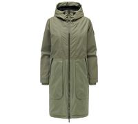 Langmantel NAVAHOO "Edelumhang 14", Damen, Gr. XL (42), olivgrün, Obermaterial 1 : 60% Polyester, 40% Polyurethan; Obermaterial 2: 100% Polyester; Innenfutter: 100% Polyester; Wattierung: 100% Polyest