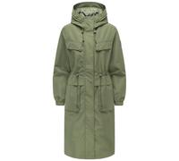 Langmantel NAVAHOO "Kirschwind 14", Damen, Gr. M (38), olivgrün, Obermaterial: 100% Polyester. Innenfutter: 100% Polyester. Ärmelfutter: 100% Polyester, oversize kniebedeckend, hoch geschlossener Auss