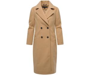 Langmantel NAVAHOO "Sternlein 14", Damen, Gr. L (40), braun (camelfarben), Obermaterial: 90% Polyester, 10% Viskose; Innenfutter: 100% Polyester; Ärmelfutter: 100% Polyester, gerade kniebedeckend, Ärm