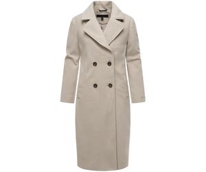 Langmantel NAVAHOO "Sternlein 14", Damen, Gr. XL (42), weiß (bone), Obermaterial: 90% Polyester, 10% Viskose. Innenfutter: 100% Polyester. Ärmelfutter: 100% Polyester, gerade kniebedeckend, Ärmel ohne