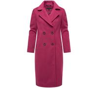 Langmantel NAVAHOO "Sternlein 14", Damen, Gr. XS (34), lila (beere), Obermaterial: 90% Polyester, 10% Viskose; Innenfutter: 100% Polyester; Ärmelfutter: 100% Polyester, gerade kniebedeckend, Ärmel ohn
