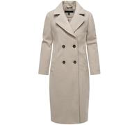 Langmantel NAVAHOO "Sternlein 14", Damen, Gr. XXXL(46), weiß (bone), Obermaterial: 90% Polyester, 10% Viskose; Innenfutter: 100% Polyester; Ärmelfutter: 100% Polyester, gerade kniebedeckend, Ärmel ohn