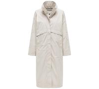 Langmantel NAVAHOO "Zenblüte 14", Damen, Gr. L (40), bone, Obermaterial: 100% Polyester; Innenfutter: 100% Polyester, oversize kniebedeckend, hoch geschlossener Ausschnitt, eng Umschlagbund, Mäntel, M