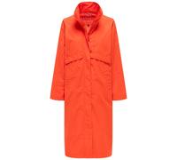 Langmantel NAVAHOO "Zenblüte 14", Damen, Gr. S (36), orange, Obermaterial: 100% Polyester; Innenfutter: 100% Polyester, oversize kniebedeckend, hoch geschlossener Ausschnitt, eng Umschlagbund, Mäntel,