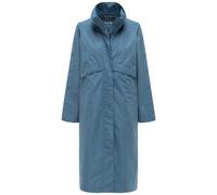 Langmantel NAVAHOO "Zenblüte 14", Damen, Gr. XL (42), hellblau, Obermaterial: 100% Polyester; Innenfutter: 100% Polyester, oversize kniebedeckend, hoch geschlossener Ausschnitt, eng Umschlagbund, Mänt